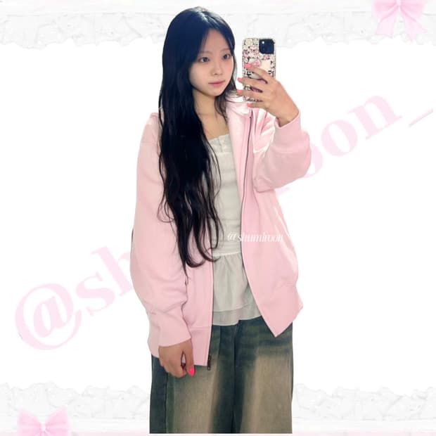 산리오 공식 마이멜로디 한정 후드집업