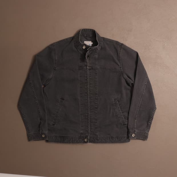 일본빈티지 코튼 집업 라이더 자켓 A1364