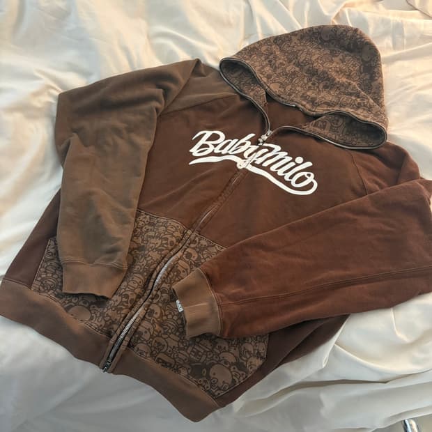 베이프 베이비 마일로 풀 후드집업