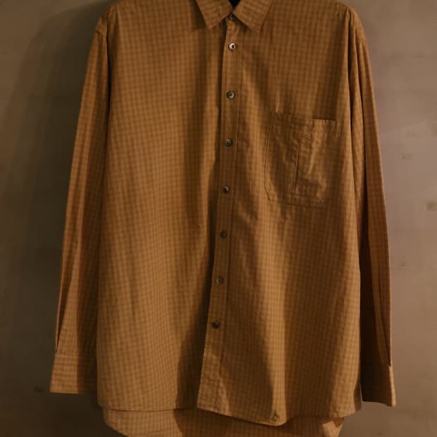 [Essay] - Cotton Gingham Check Shirts