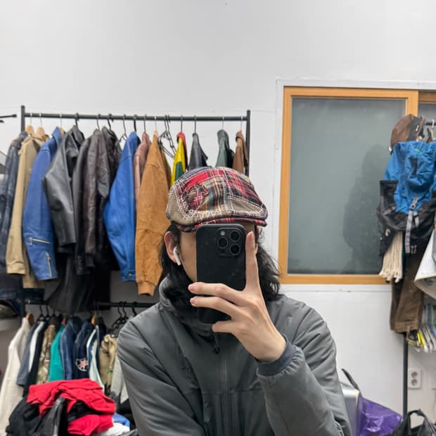 트루릴리전 로고 패치워크 헌팅캡