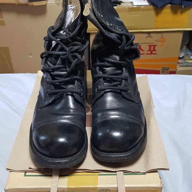 한국군 82년도 전투화 군화 봉합화 252 판매