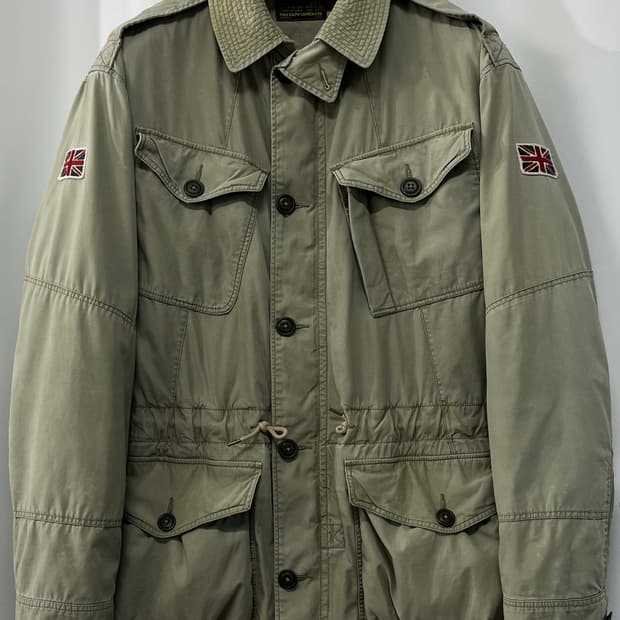 폴로 랄프로렌 유니언잭 유틸리티 M-51 컴뱃 밀리터리 필드자켓