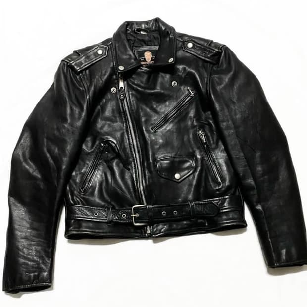 Cuirs London - 80s 영국제 라이더 자켓