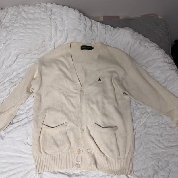 빈폴 아이보리 가디건