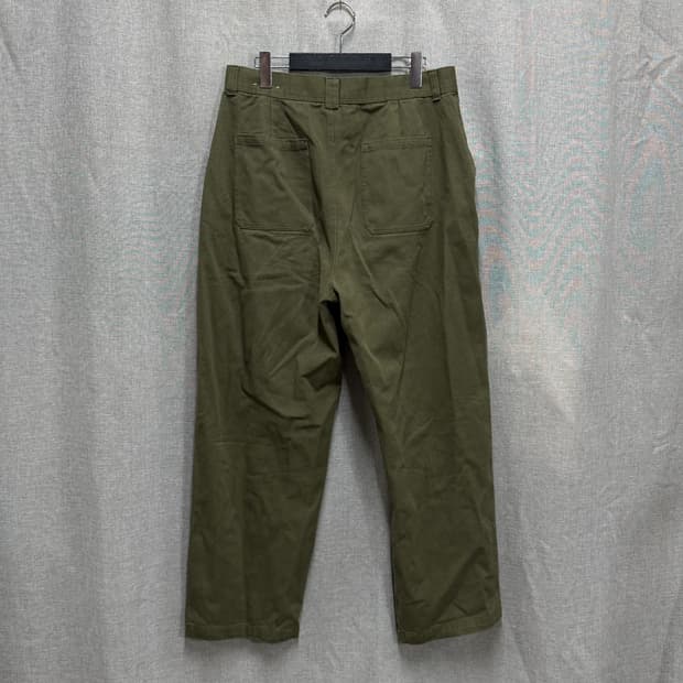 [32] TradClub 트래드클럽 카키 코튼 팬츠 와이드 바지