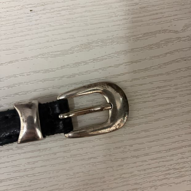 아워레가시 웨스턴 벨트 블랙 90