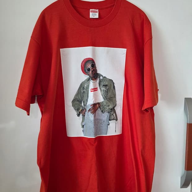 슈프림 안드레 3000 티셔츠 토마토