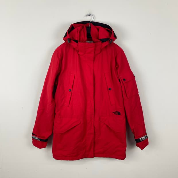 노스페이스 화이트라벨 레드 바람막이 자켓 L
