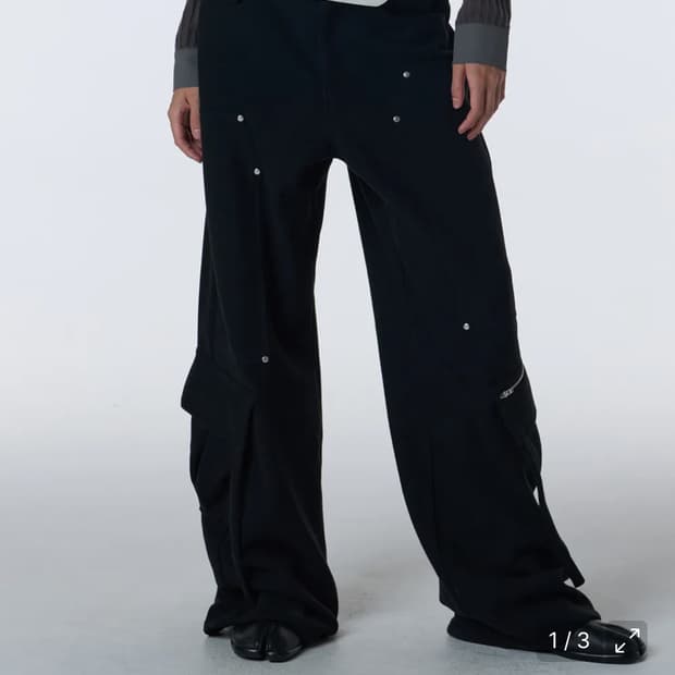 오디너리 홀리데이 카고 와이드 팬츠 