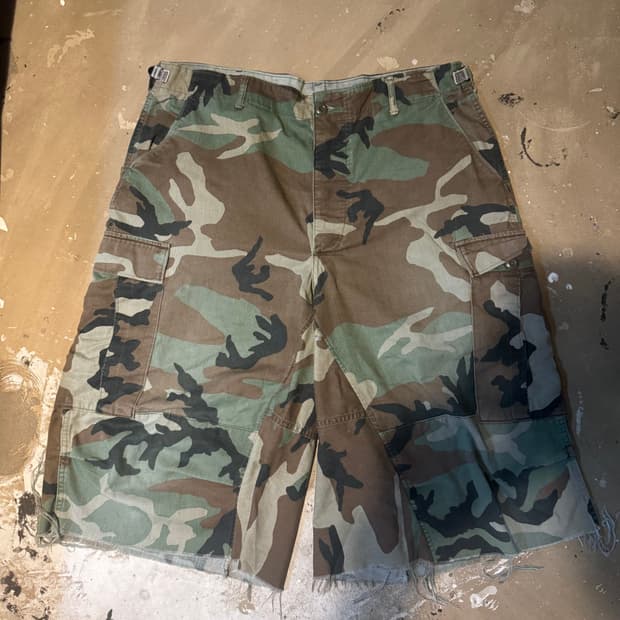 US army Woodland pants custom short