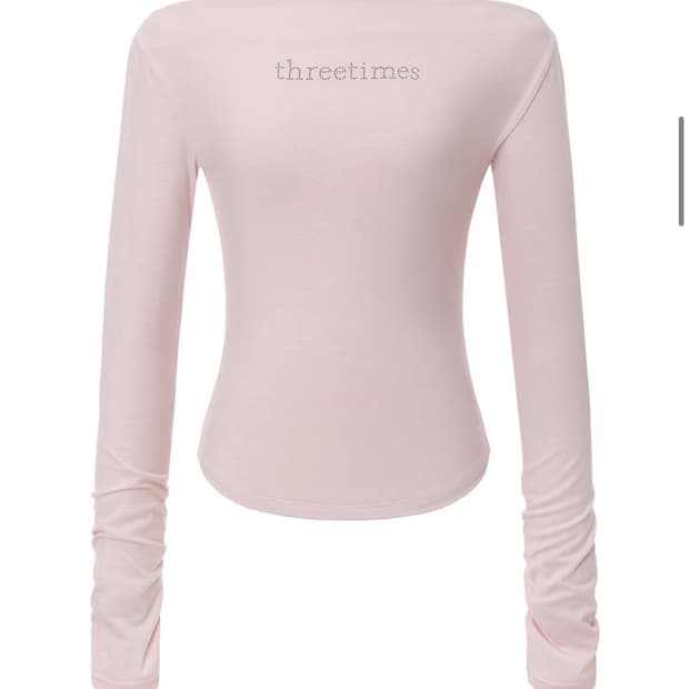 쓰리타임즈 블러시 블러쉬 티 핑크 blush tee