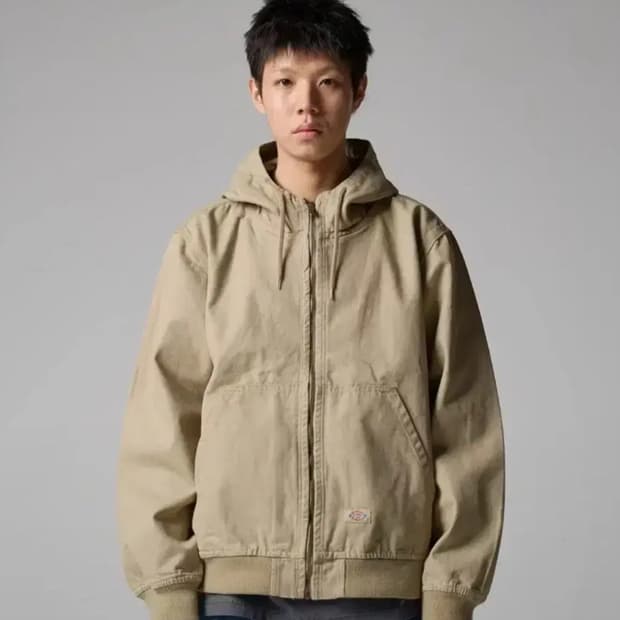 디키즈 덕 캔버스 후드 집업 재킷(M)