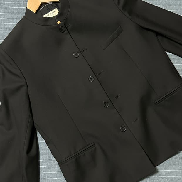 생로랑 차이나카라 자켓 블레이저 50