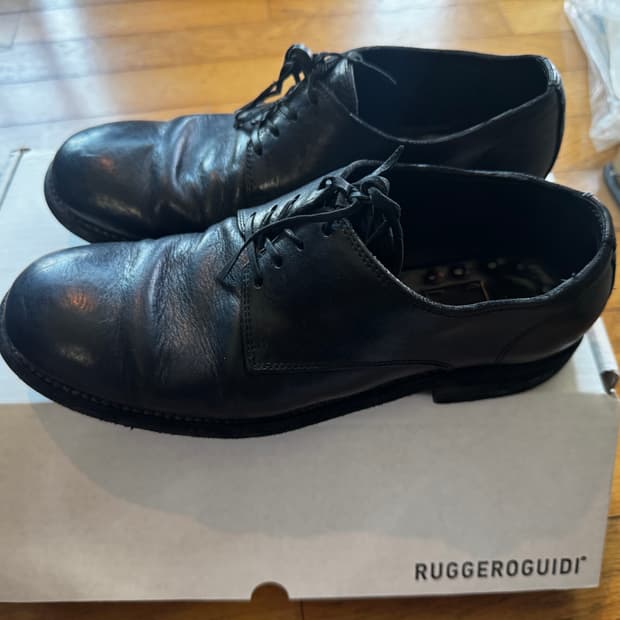 Guidi 구이디 992x 홀스 풀 그레인 레더 로퍼