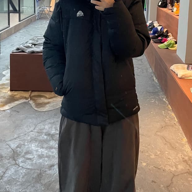 나이키 ACG 다운 블랙 푸퍼 자켓 H602