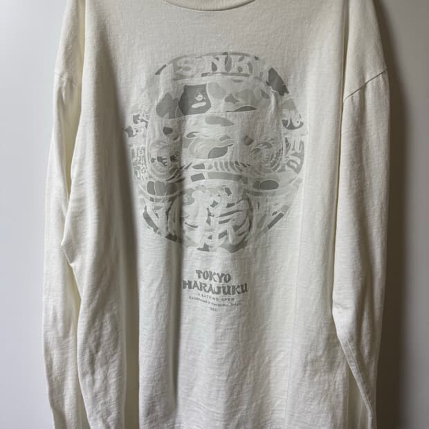 베이프 도쿄 하라주쿠 다루마 롱슬리브 XL