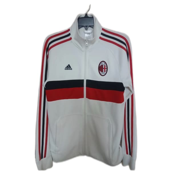 ✨한정판 희귀매물✨아디다스 AC밀란 화이트 트랙탑 져지✨