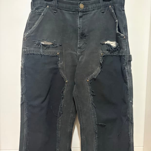 빈티지 칼하트 커스텀 쇼츠 34