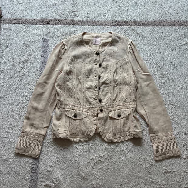 빔즈 아이보리 자켓