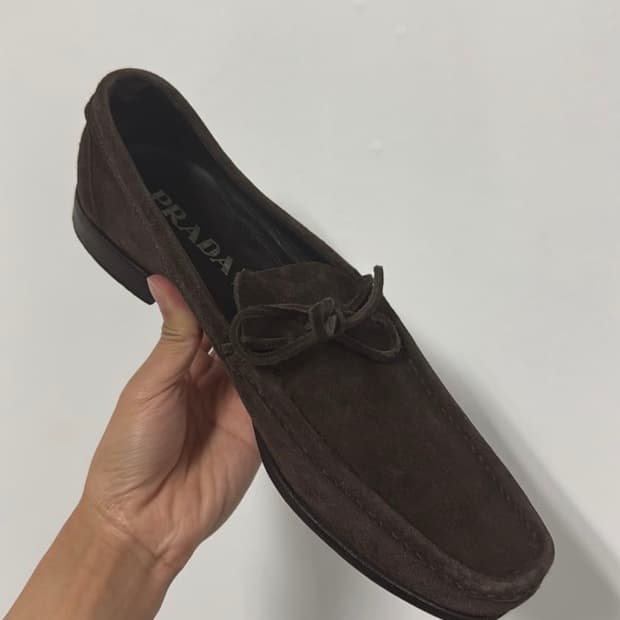 2000s 프라다 스웨이드 로퍼 (275 사이즈)