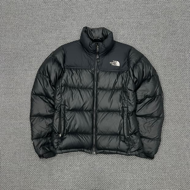 노스페이스 블랙 눕시 700 패딩 80