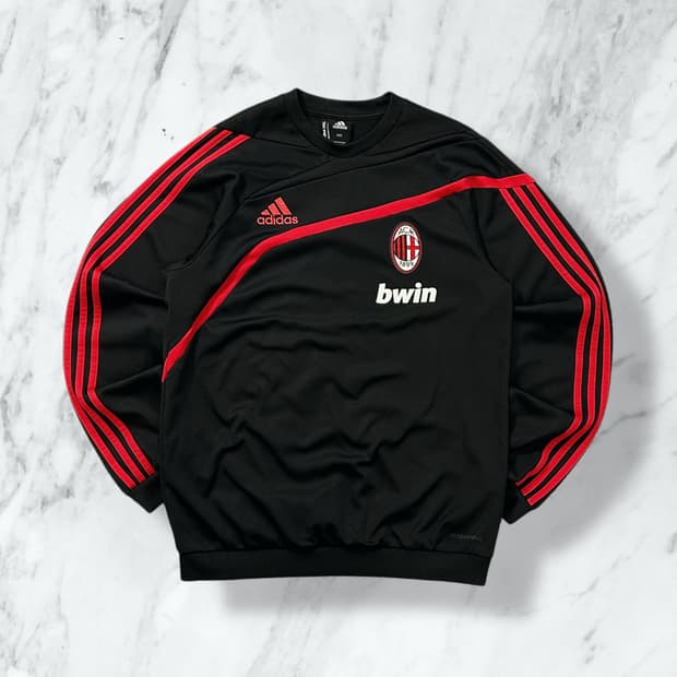 아디다스 09-10 AC밀란 스웨트 트레이닝탑 M