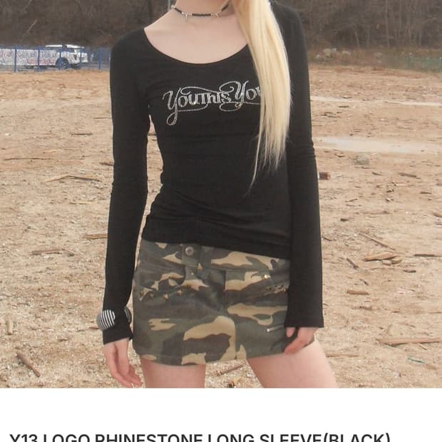 유스어즈유어스 롱슬리브 LOGO LONG SLEEVE