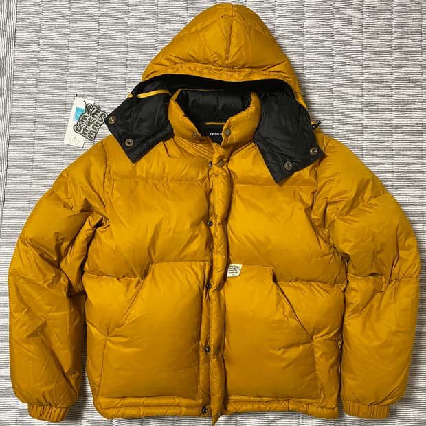 예스아이씨 다운 자켓 패딩 파카 옐로우 L yeseyesee