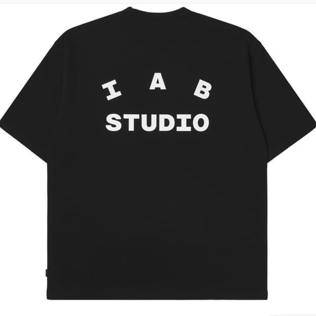 아이앱 스튜디오 티셔츠 블랙 화이트 L, XL
