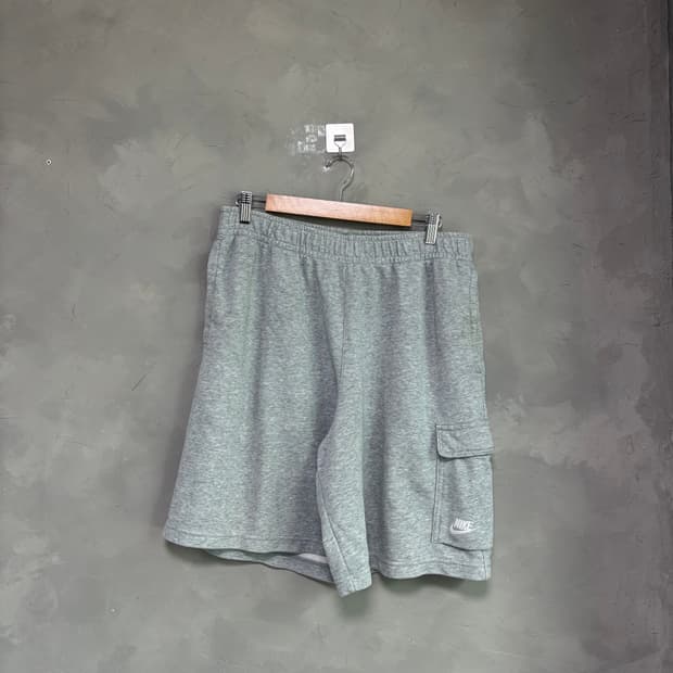 나이키 NSW 클럽 카고 스웻 팬츠 반바지 그레이