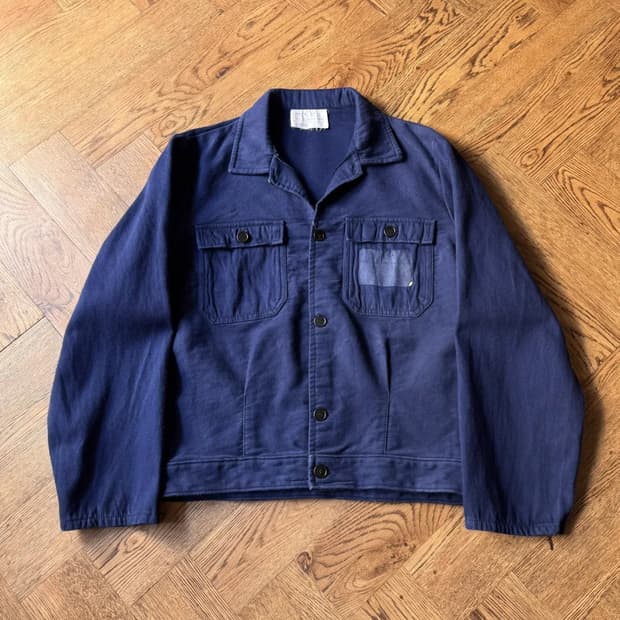 [M]90's 빈티지 트러커 타입 몰스킨 프렌치 워크자켓