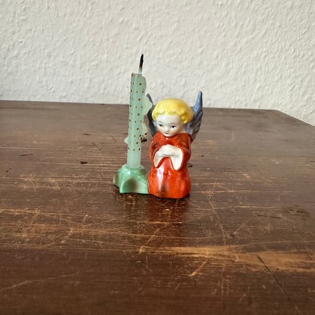 독일)빈티지 Geobel 기도하는소녀 촛대