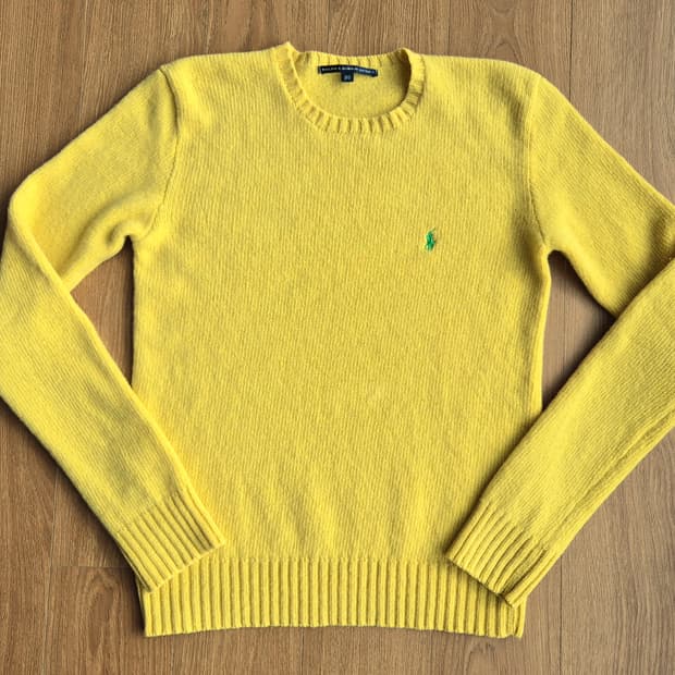 폴로 랄프로렌 울100% 니트