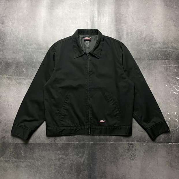 DICKIES 디키즈 블랙 아이젠하워 집업 워크자켓 A01370