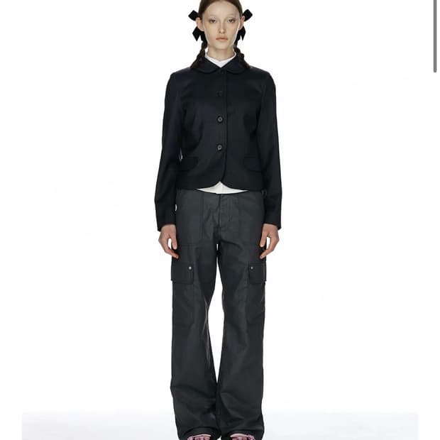 버뮬라 리베트 포켓 팬츠 차콜