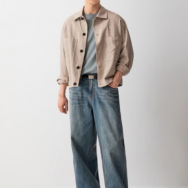 스파오[COOL] 와이드 진(Vintage Indigo)