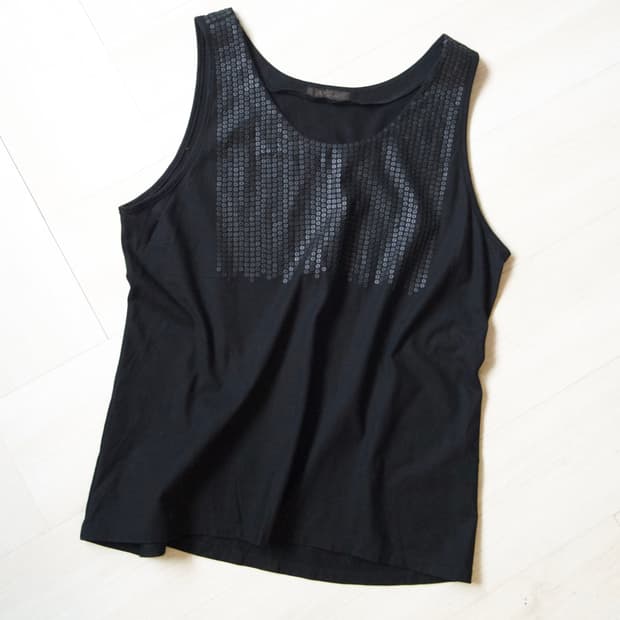 [K.T KIYOKO TAKASE] spangle sleeveless