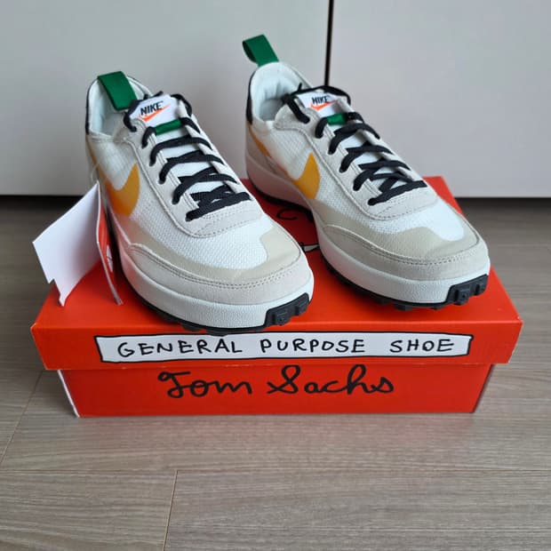 [W255] 나이키x톰 삭스 제너럴 퍼포즈 슈 파인 그린 유니버시티 골드