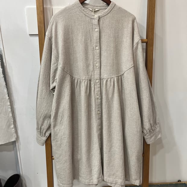 린넨 아이보리 원피스