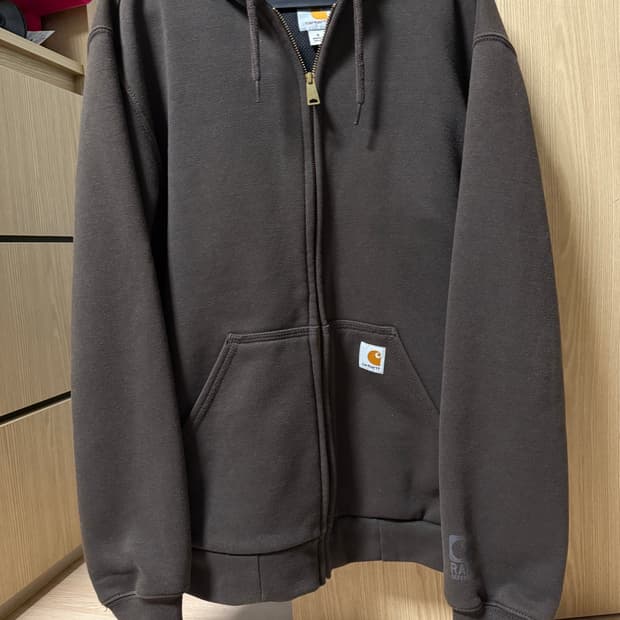 칼하트 서멀 후드집업 초코브라운