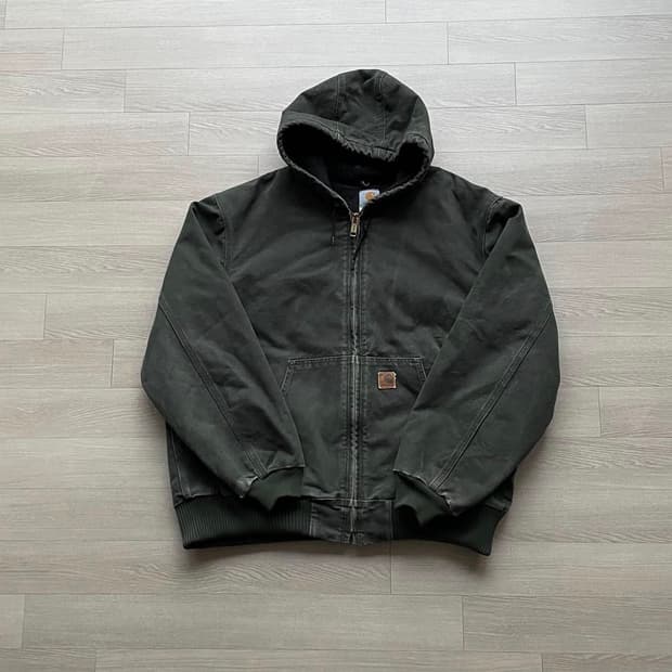 칼하트 j130/mos그린/XL ㅣ 액티브 자켓 샌드스톤