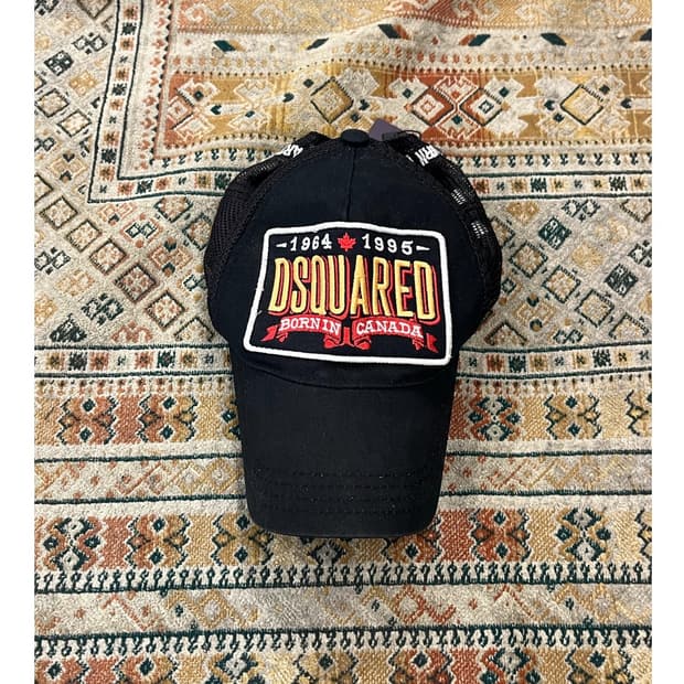 디스퀘어드2 트러커 볼캡 블랙 #csz3437