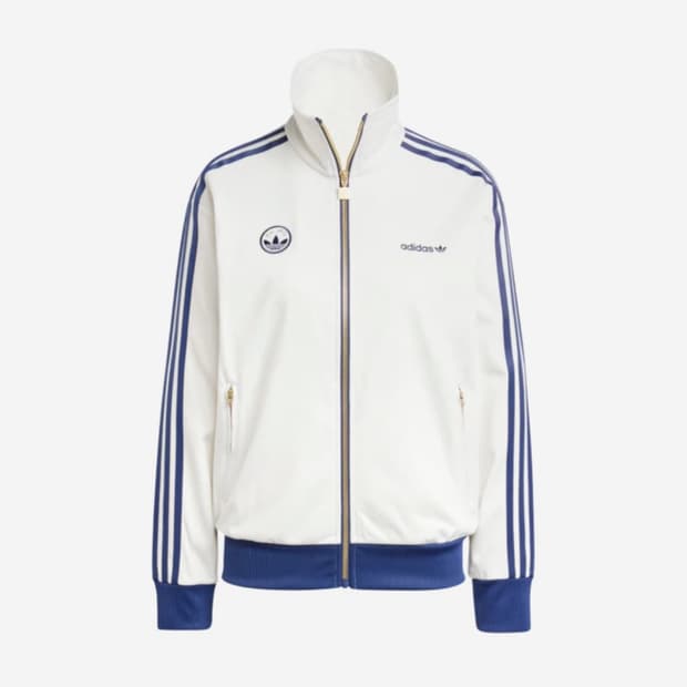 (W) 아디다스 파이어버드 배지 트랙 탑 클라우드 화이트 L