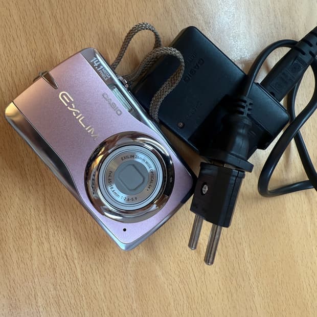 카시오 엑슬림 ex-z550 핑크