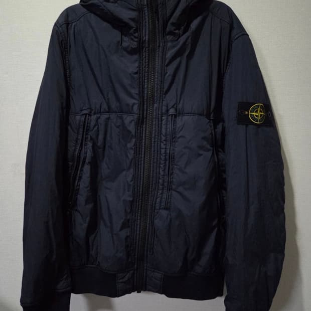 스톤아일랜드 크링클랩스 와팬 후드 점퍼 자켓 M 