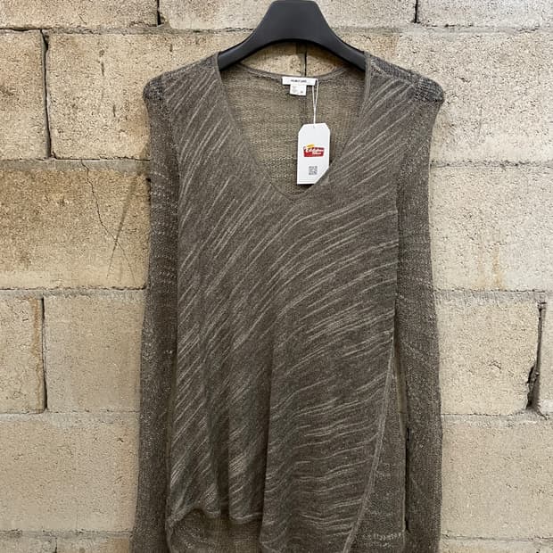 헬무트랭 시스루 니트 