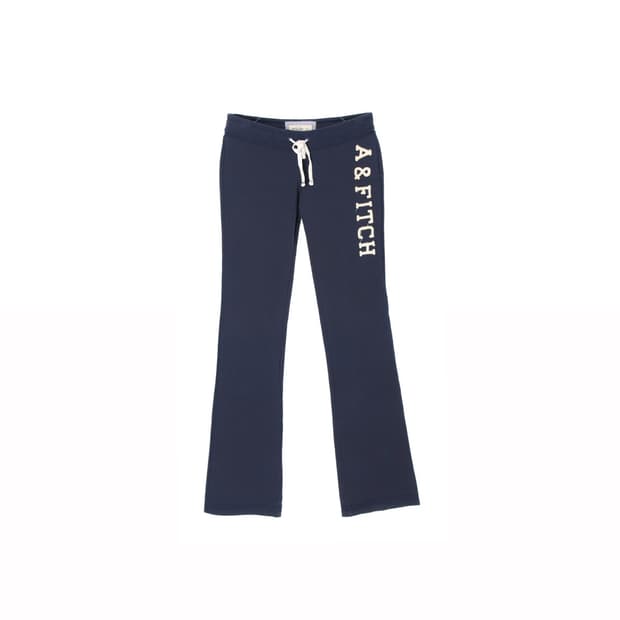 abercrombie 부츠컷 로우라이즈 스웻팬츠 네이비 XS