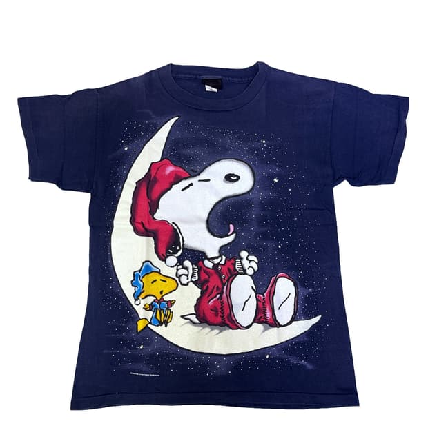 빈티지 90s 스누피 우드스탁 SNOOPY WOODSTOCK 티셔츠 M