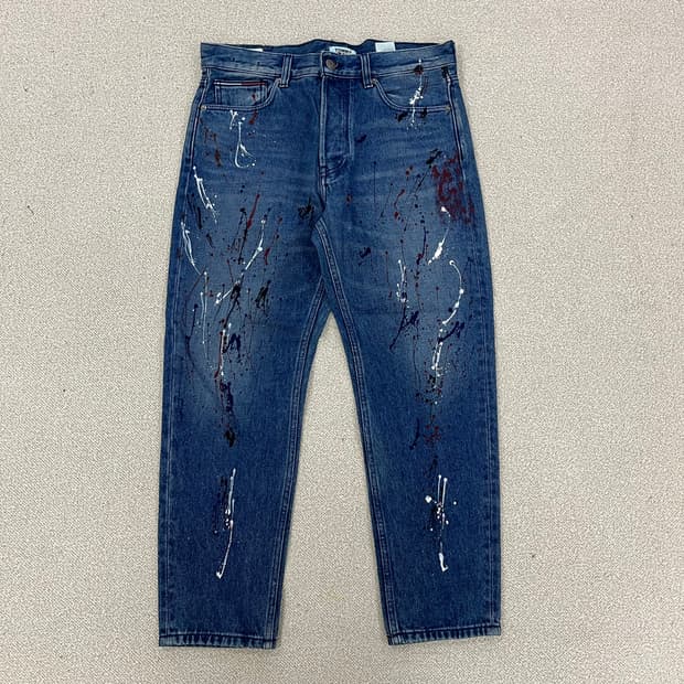 30 타미힐피거 페인팅 데님 청바지 0129M2